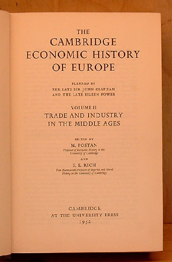 Trade and Industry in the middle ages