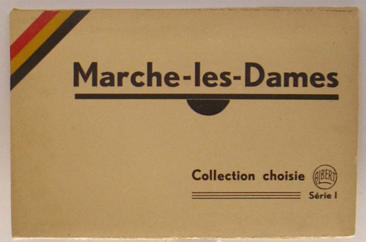 Marche-les Dames. Mappe m. postkort, serie 1