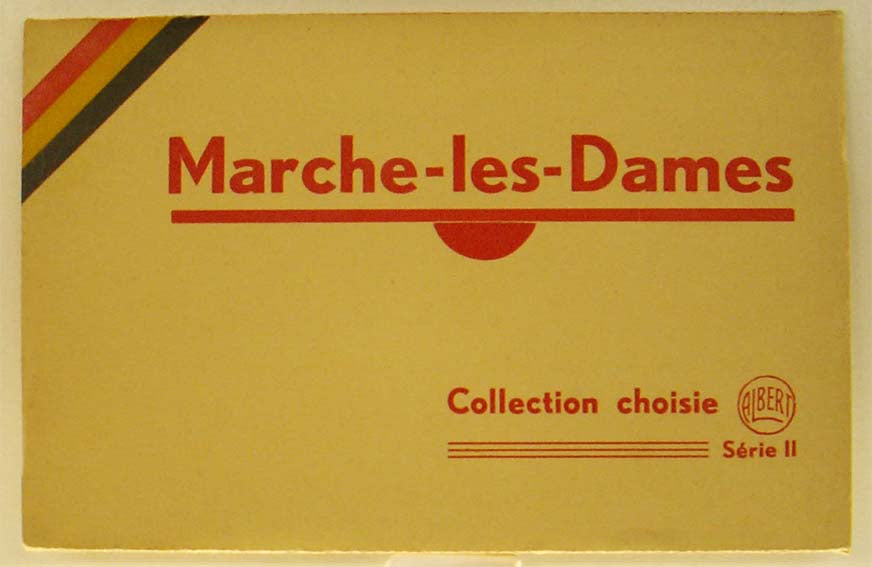 Marche-les Dames. Mappe m. postkort, serie II